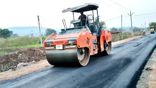 Jcb Road Roller Simulator Video | Jcb Cartoon | excavator | Truck Dumper Tractor Cartoon Video 2021