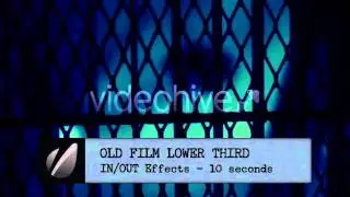 Old Film Lower Third