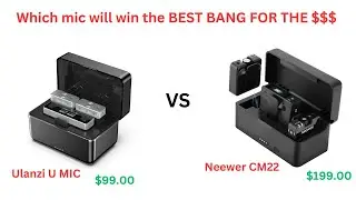 Which Microphone Is the better bang for the buck? Ulanzi U Mic Vs Neewer Cm22!