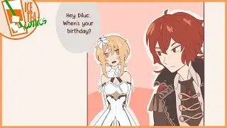 Diluc Is Defensive - Genshin Impact Comic Dub | IceTeaComics