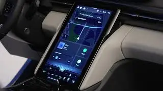 2023 Ford Explorer EV touchscreen UI