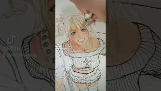 #copic #deathnote #anime #fanart #animefanart #misa #lightyagami #llawliet #drawing #speedpaint