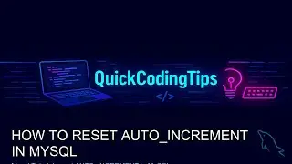 Mysql Tutorial: reset AUTO_INCREMENT in MySQL