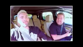 James Corden and Adam Levine pulled over during filming of Carpool Karaoke