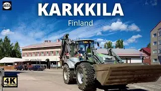 Finland Small City Walks: Summer Walk in Karkkila ( 17 June 2022 )