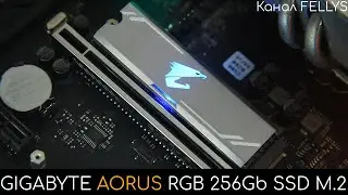 GIGABYTE AORUS RGB 256Gb SSD M.2 - подсветка не решает🔥