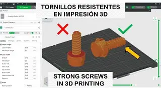 Strong srews in 3D Printing