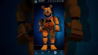(BETA / Unused)  Springlock Fredbear | Workshop animation | Yerribrine FNAF AR
