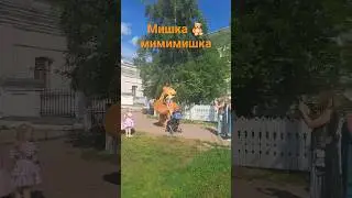 #череповец #вологда сегодня Мишка развлекал в Вологде.