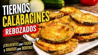 Calabacín rebozado ¡la receta más fácil y rica que te va encantar!