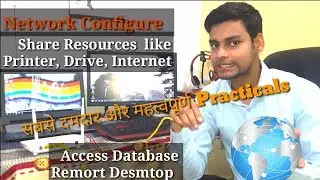 Networking Practical Full Tutorial, Connecting, Sharing, Access and permission.