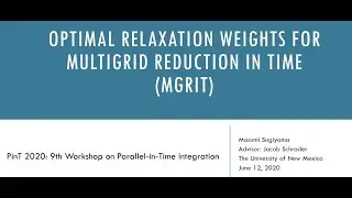 Optimal Relaxation Weights for Multigrid Reduction in Time