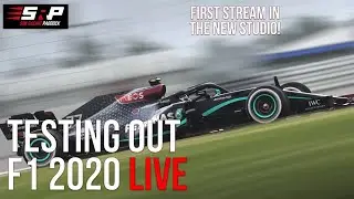 FIRST STREAM IN NEW STUDIO!! Testing F1 2020 Live