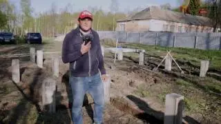 Фундамент на забивных жб сваях 200х3000 в Чеховском районе для компании GoodWood