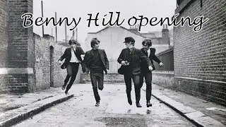 The Beatles - Hard day´s night Opening [Benny Hill Theme]