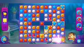Fishdom, 1454 level,no Booster - 1454 уровень, прохождение без бустеров.