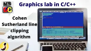 Cohen sutherland line clipping algorithm | Explanation + code | Graphics lab in C