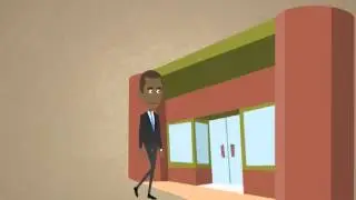 Обама идёт за покупками(Animation)