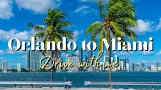 Orlando to Miami drive with me #roadtrip #family #miami