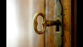Door key twist sound effect ASMR
