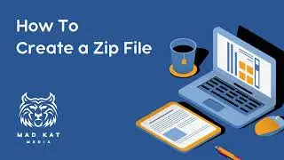 How To Create a Zip (Compressed) File in Windows | Step-by-Step Tutorial Presentation