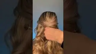 Классовая и необычная прическа за 5 минут.Локоны.Прически для ленивых🤩