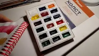 ASMR,ACMR,рисую карандашом на холсте