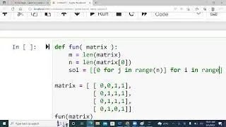 maximum size of unit matrix inscribed in a grid of 0s and 1s by dynamic programming in Python