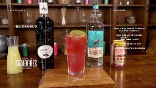How To Make A El Diablo | Cocktail Masterclass Drinks Recipe | Vegan Friendly