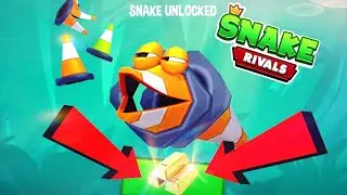 NEW TRAFFIC CONE SNAKE! Snake Rivals Limited Snake Gameplay Walkthrough! Zero To Hero
