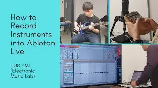 How to record instruments into Ableton Live (guitar, kalimba)
