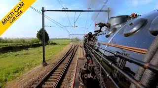 I mounted 4 Gopros on a German Steam Engine: Cab Ride BR 23 Utrecht - 's-Hertogenbosch SSN 7/5/2022