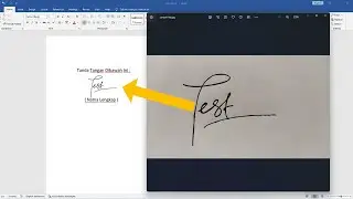 GAMPANG BANGET! Cara Membuat Tanda Tangan Di Microsoft Word 2007 2010 2016 Veri Terbaru Tanpa Scan