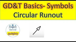 GD&T Circular Runout in Tamil |  How to measure Circular Runout |  Circular Runout explain in Tamil