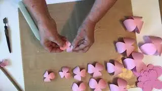 Wisteria paper flowe