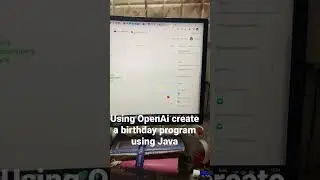 create a program using OpenAi in java