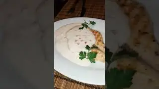 сёмга сливочный соус с икрой