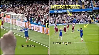 👏CLASS Act from Gallagher as he ran towards Thiago Silva who was Celebrating Lonely