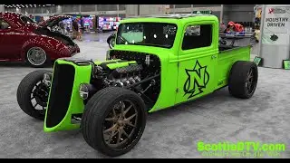 Nichols Paint And Fab At 2024 NSRA Street Rod Nationals Louisville Industry Driven Display.