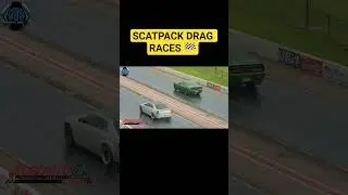 scatpack challenger 392 drag races