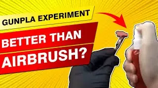 PAINTING GUNPLA WITH SPRAY BOTTLE?!?! - GUNDAM EXPERIMENT