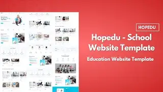 Hopedu - School Website Template / School HTML5 Responsive Website Template