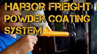 Powder coat at home with the Harbor Freight system