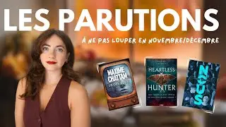 Les SORTIES LIVRESQUE de Novembre/Décembre à ne PAS LOUPER  ✍🏻🗓️