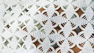 Super Easy Crochet Lace Pattern 🧶 Crochet Very Quickly & Easily ❕ New Trend Crochet Pattern Motif ✨