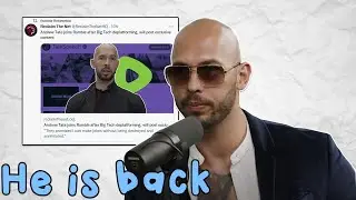 Andrew Tate Is Back On A New Platform (Calls Out KSI)