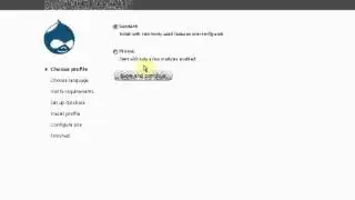 Running drupal script 1st attempt failed