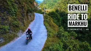 Insane Benelli Ride To Markhu 🇳🇵 || Caught By Police 😱 || Beautiful Place -4K  💜