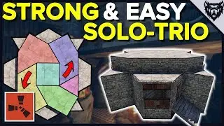 RUST - Strong Double Bunker Base - Solo-Trio Base Design (2019)