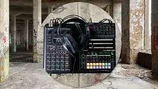 "Empires pass away" - Roland MC-101, S-1, SP-404 MK2 live act in old textile factory